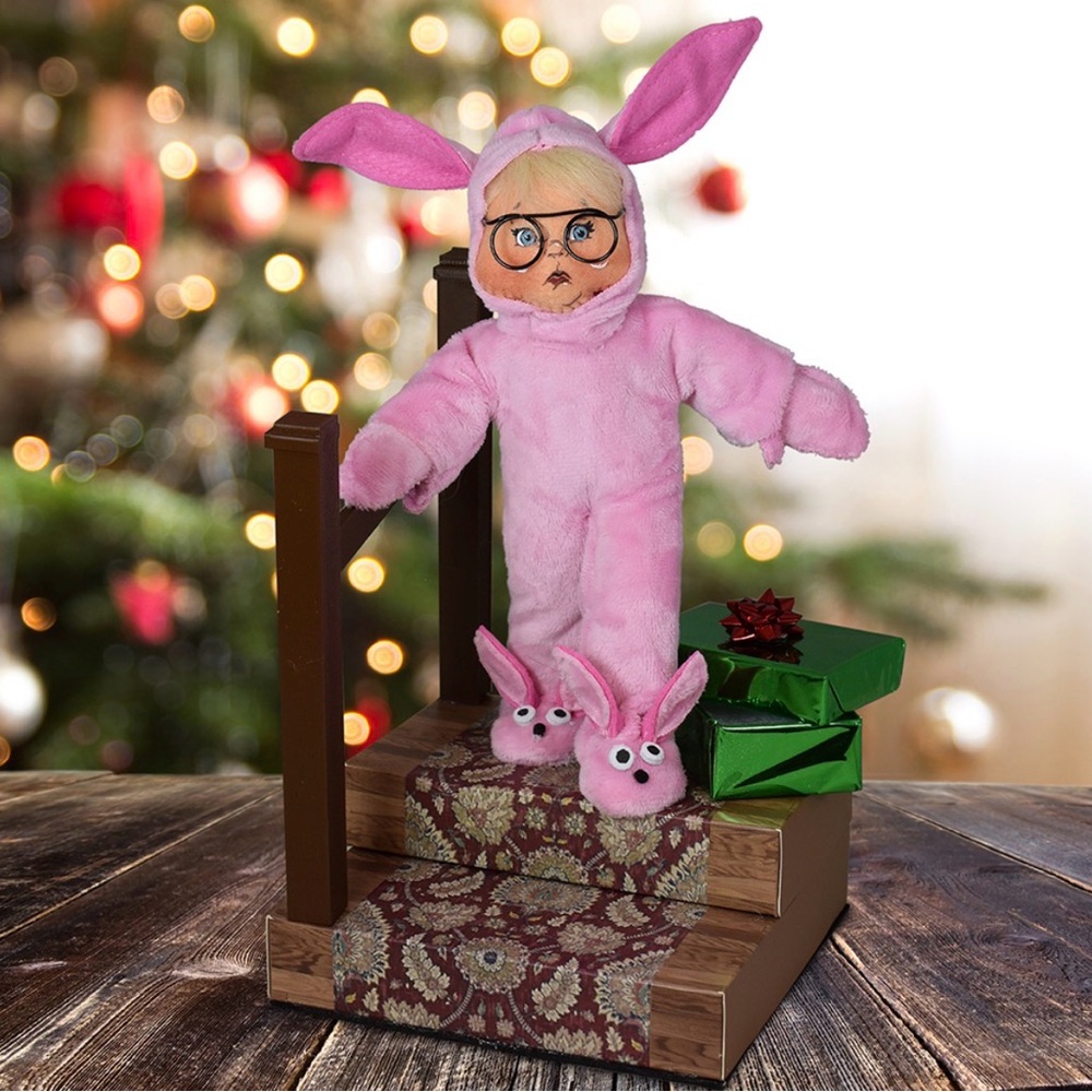 NWT 2025 ANNALEE DOLLS 10” A CHRISTMAS STORY A PINK NIGHTMARE! RALPHIE /250 - Picture 9 of 9